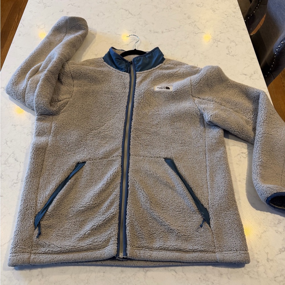 The North Face Gray Sherpa Jacket